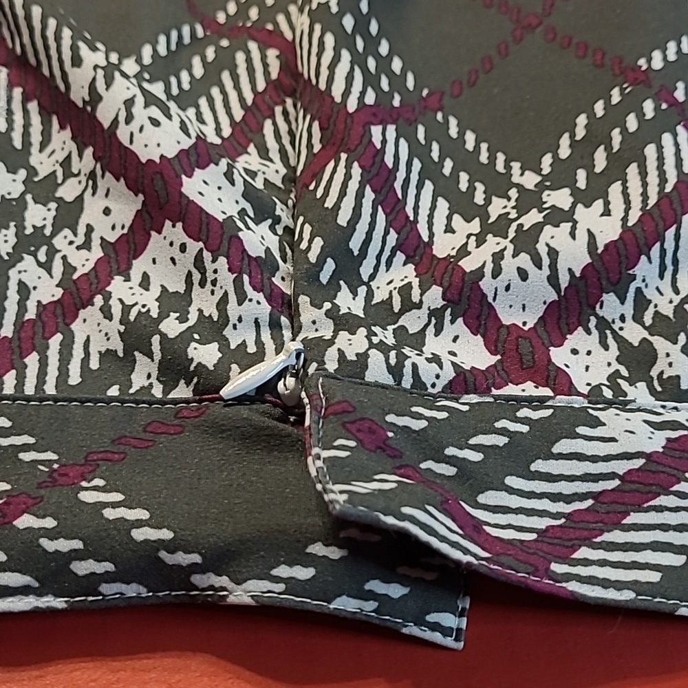GORDON COOPER GOLF Plaid Gray and Red Women's Skirt SIZE 12 - Picture 10 of 12